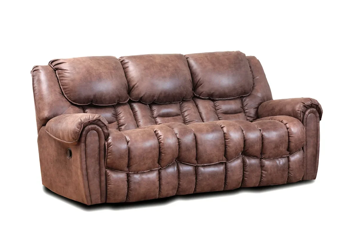 Model 122 reclining sofa in Mocha