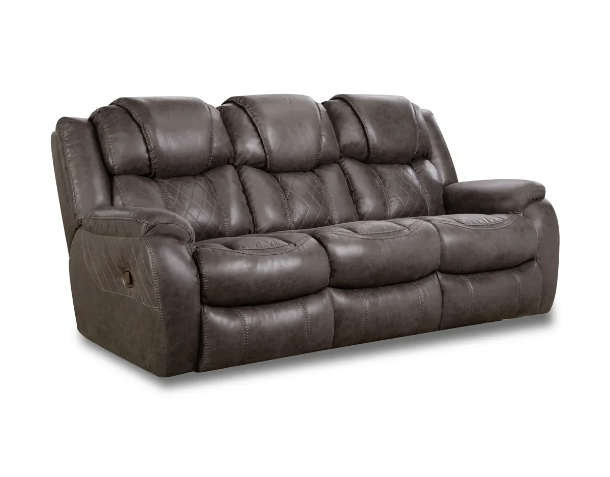 Model 182 reclining sofa in Steel