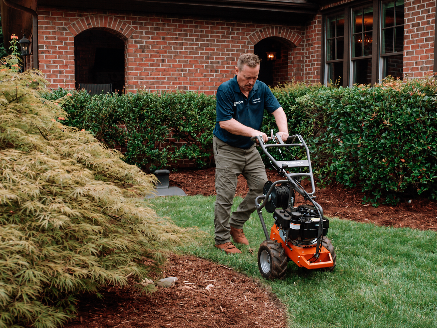 Boundary wire installation for a Husqvarna Automower by G.MOW