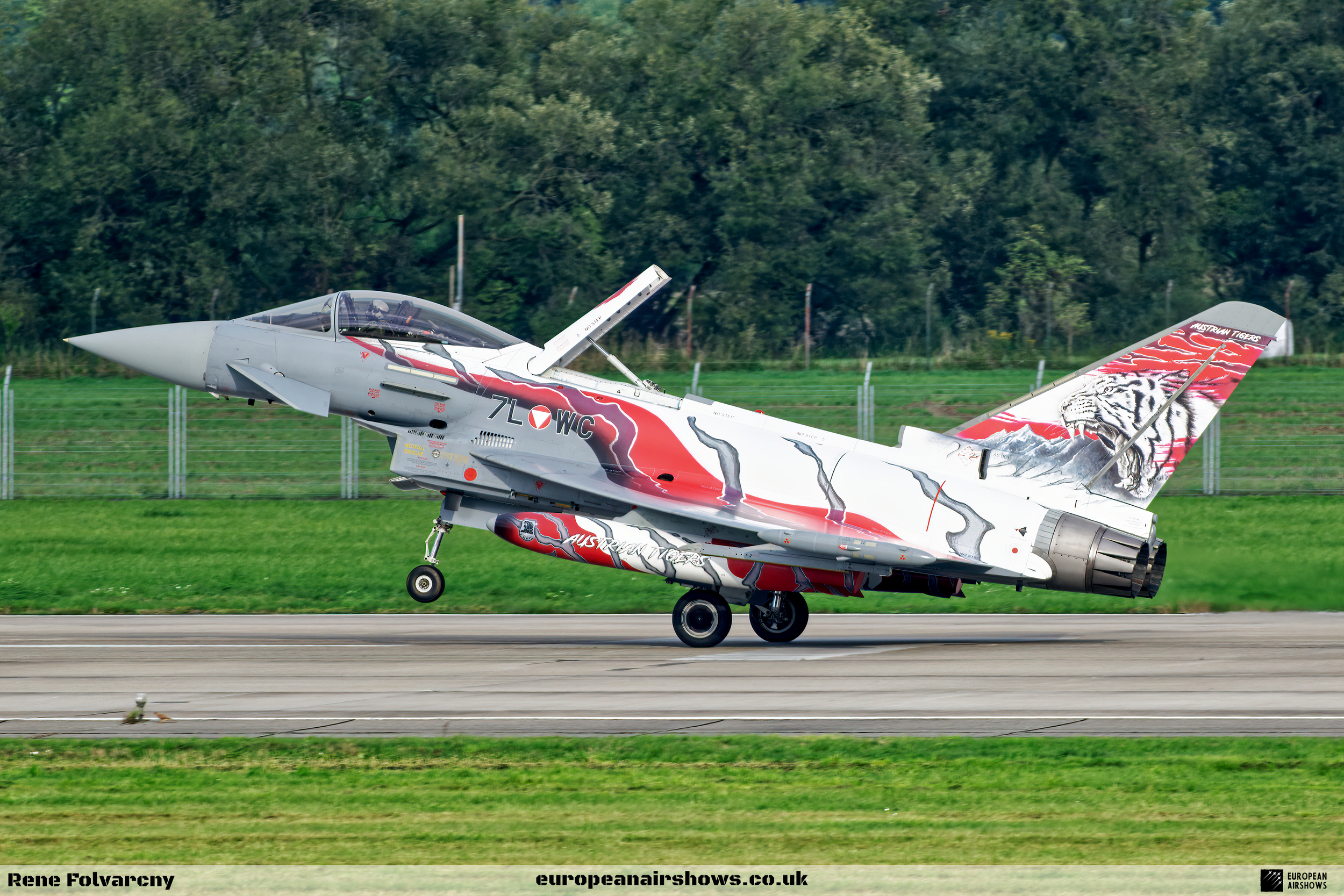 Austrian Air Force Eurofighter Display
