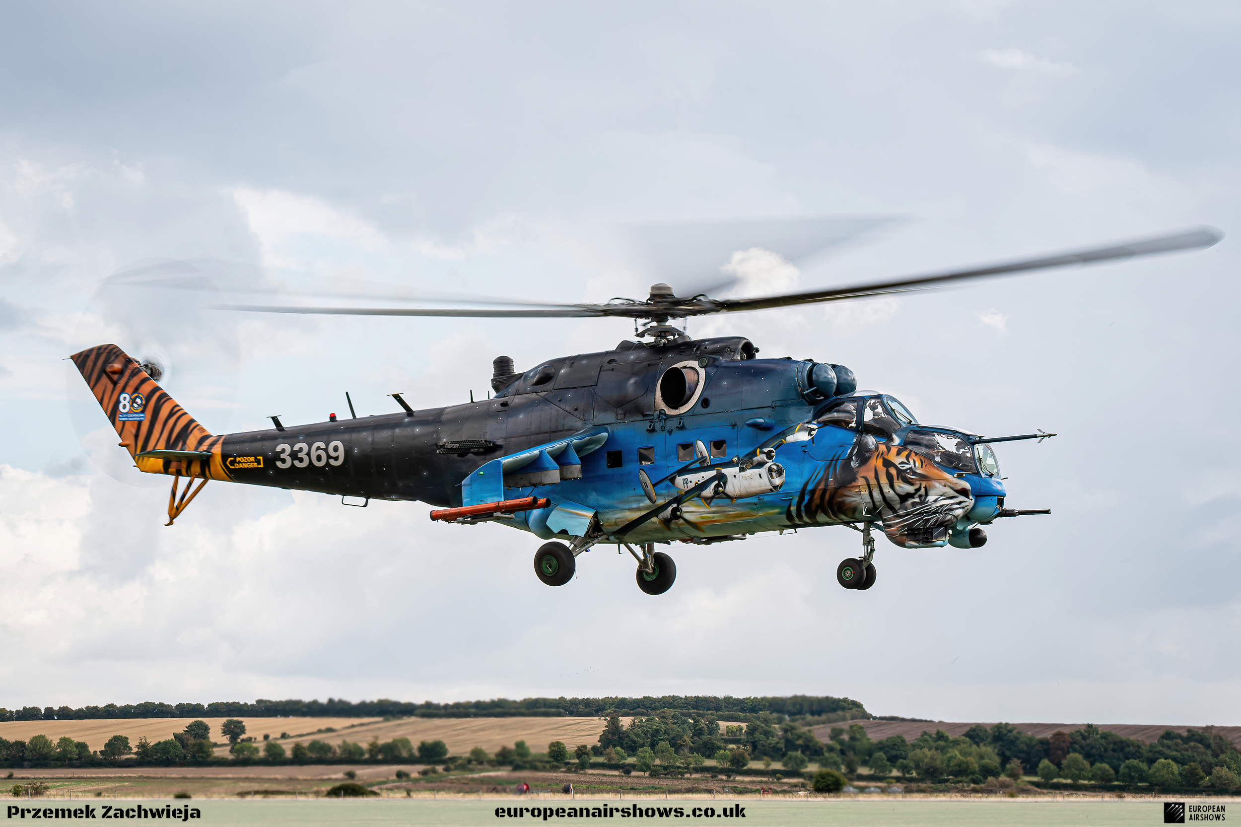 Czech Air Force Mi-24 solo display