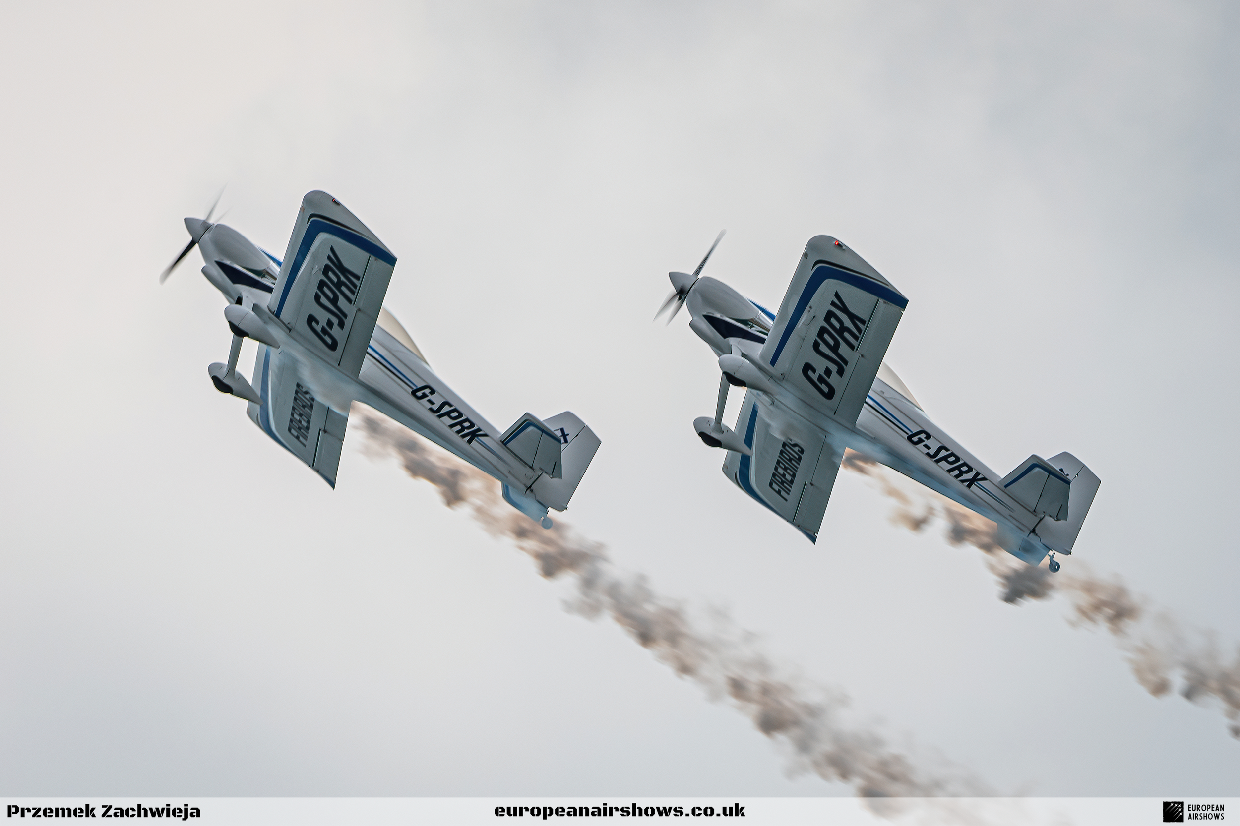 Firebirds RV-4 pair — pyrotechnic-capable display