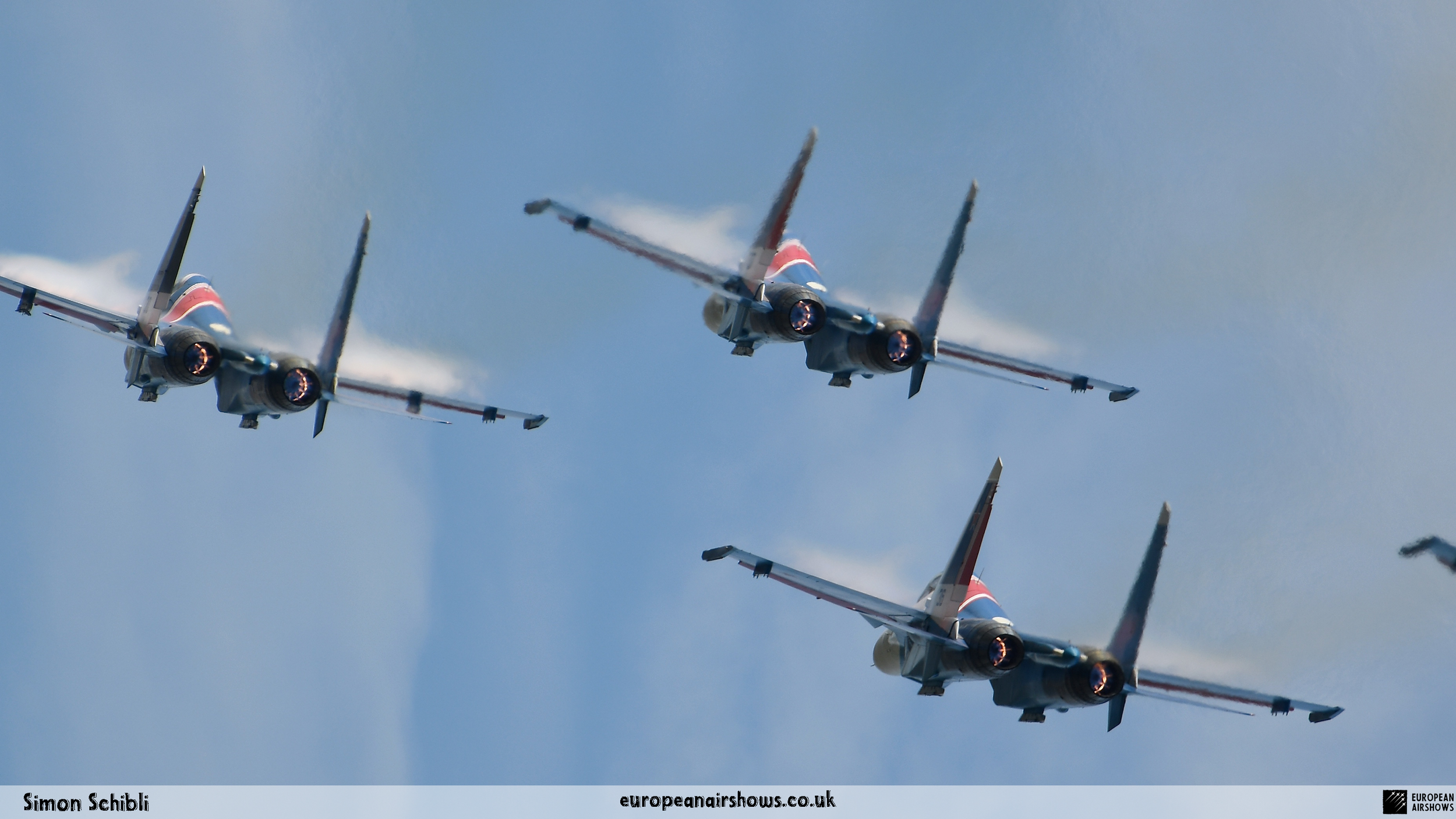 Russian Knights — Su-30SM/Su-35S formation at Kubinka
