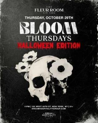 Bloom Thursdays: Halloween Edition flyer