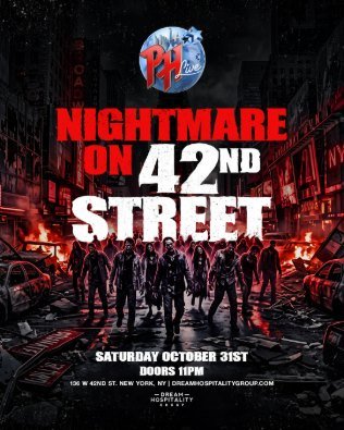 Nightmare on 42nd Street flyer