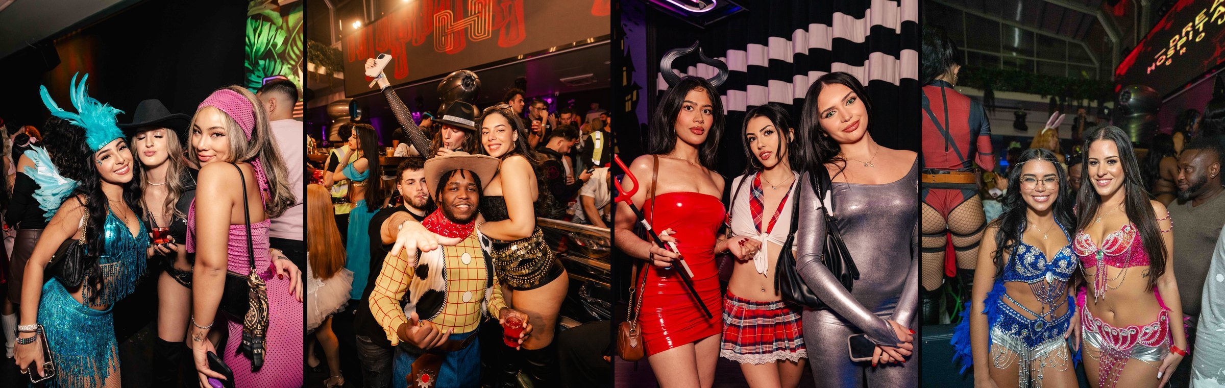 Costumes at Dream Halloween parties
