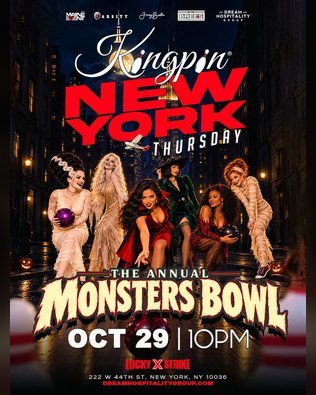 Kingpin Halloween flyer