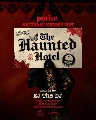 The Haunted Hotel · Halloween Night flyer
