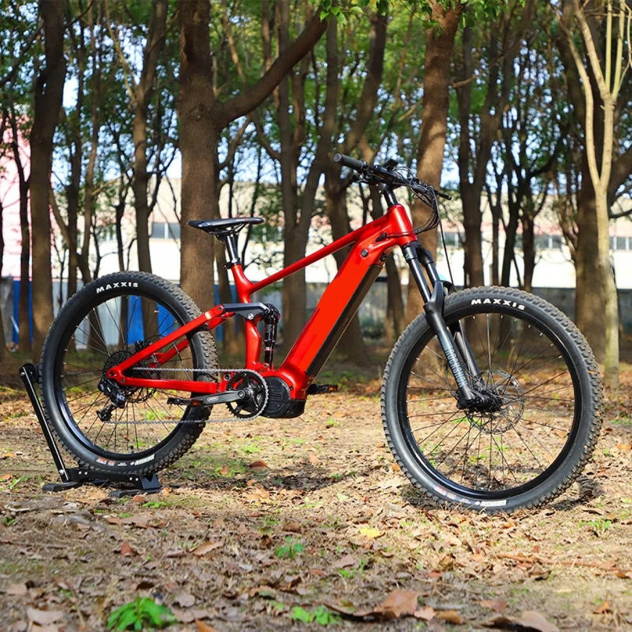 Electric Mountain Bike on a trail