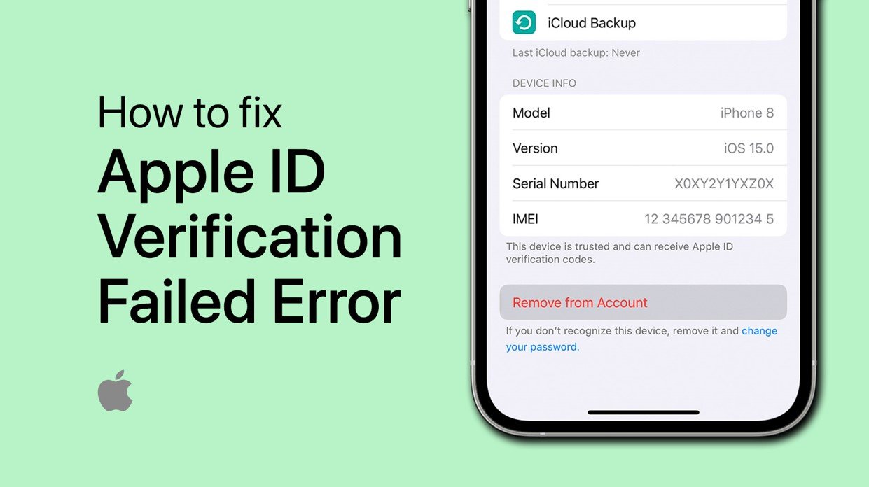 Apple Fix. Device verification failed