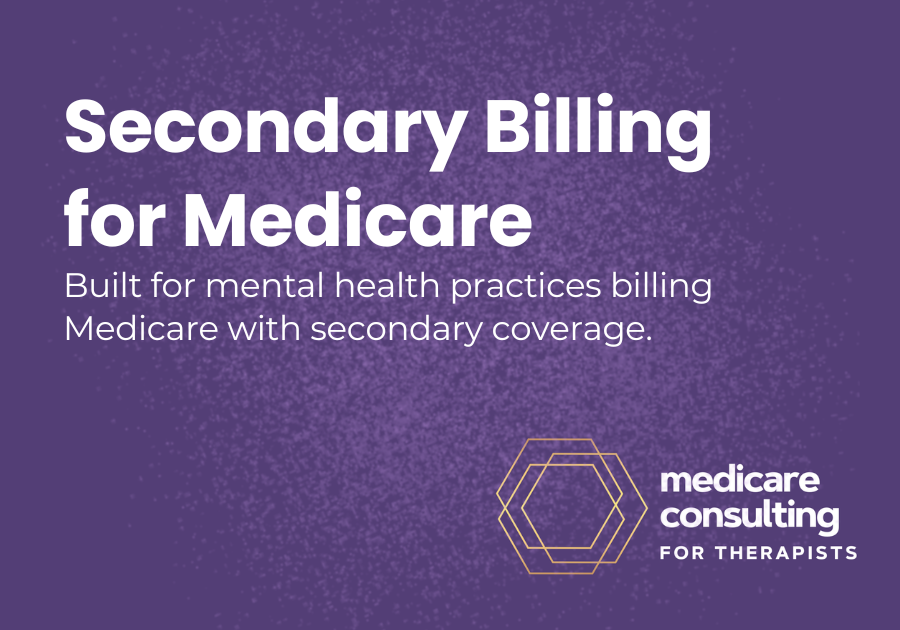 Secondary Billing for Medicare course