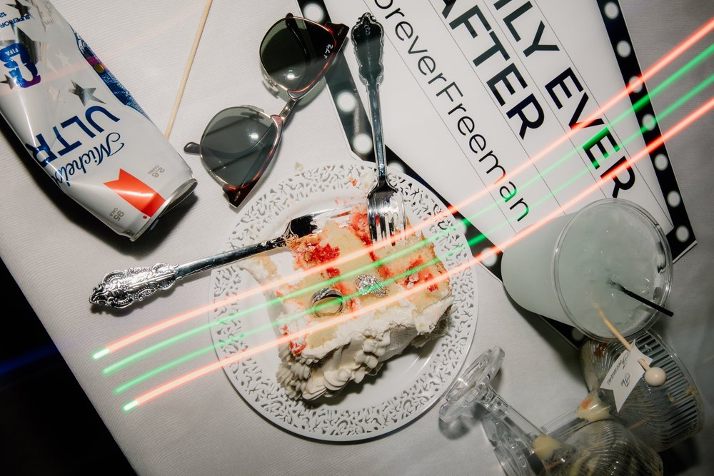 The after-party table, close