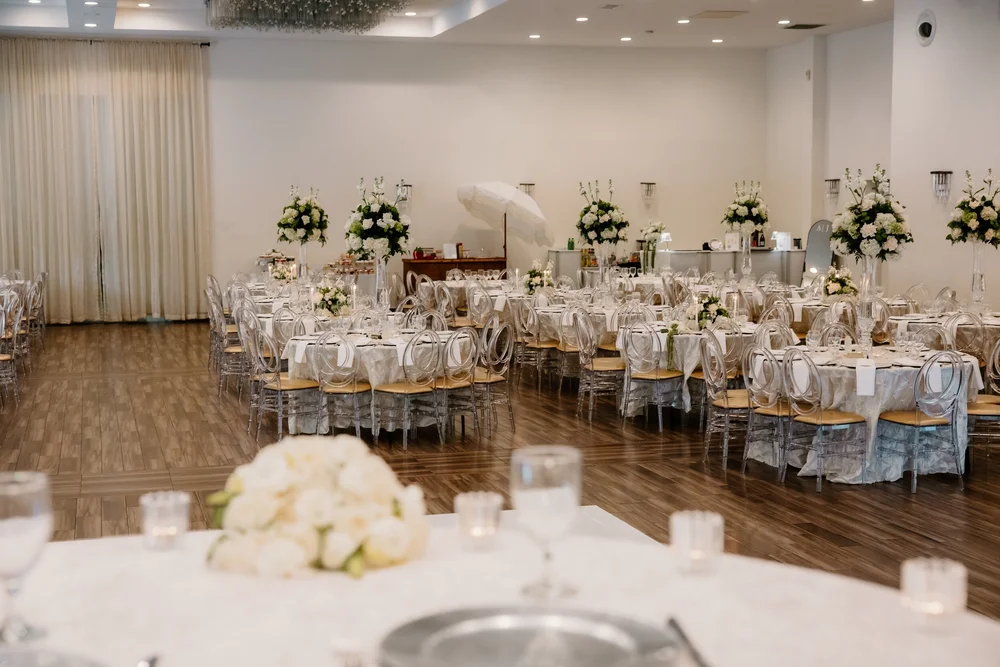 The reception room before the doors open