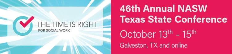 banner for NASW Texas state conference