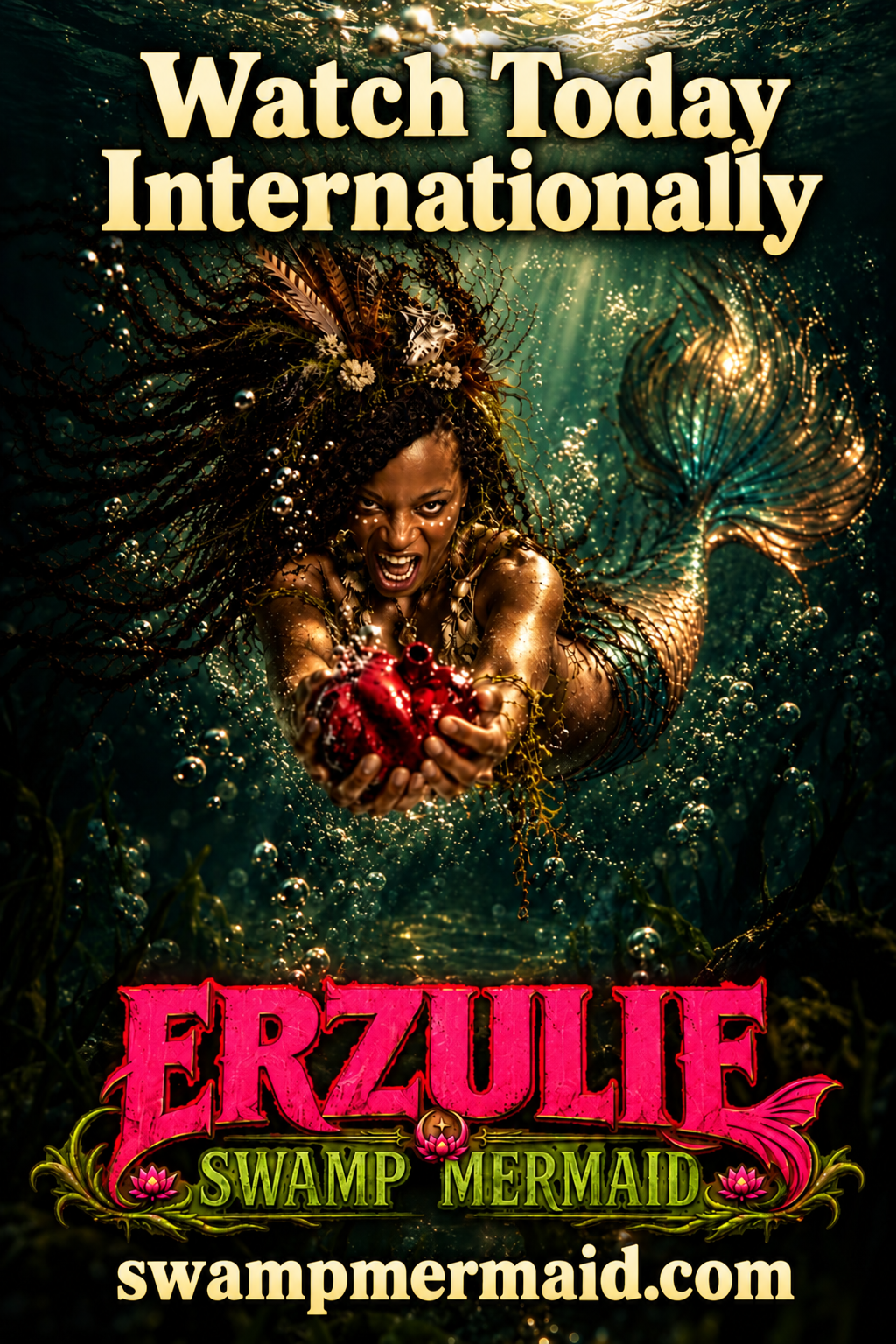 Erzulie Swamp Mermaid Official Movie Poster