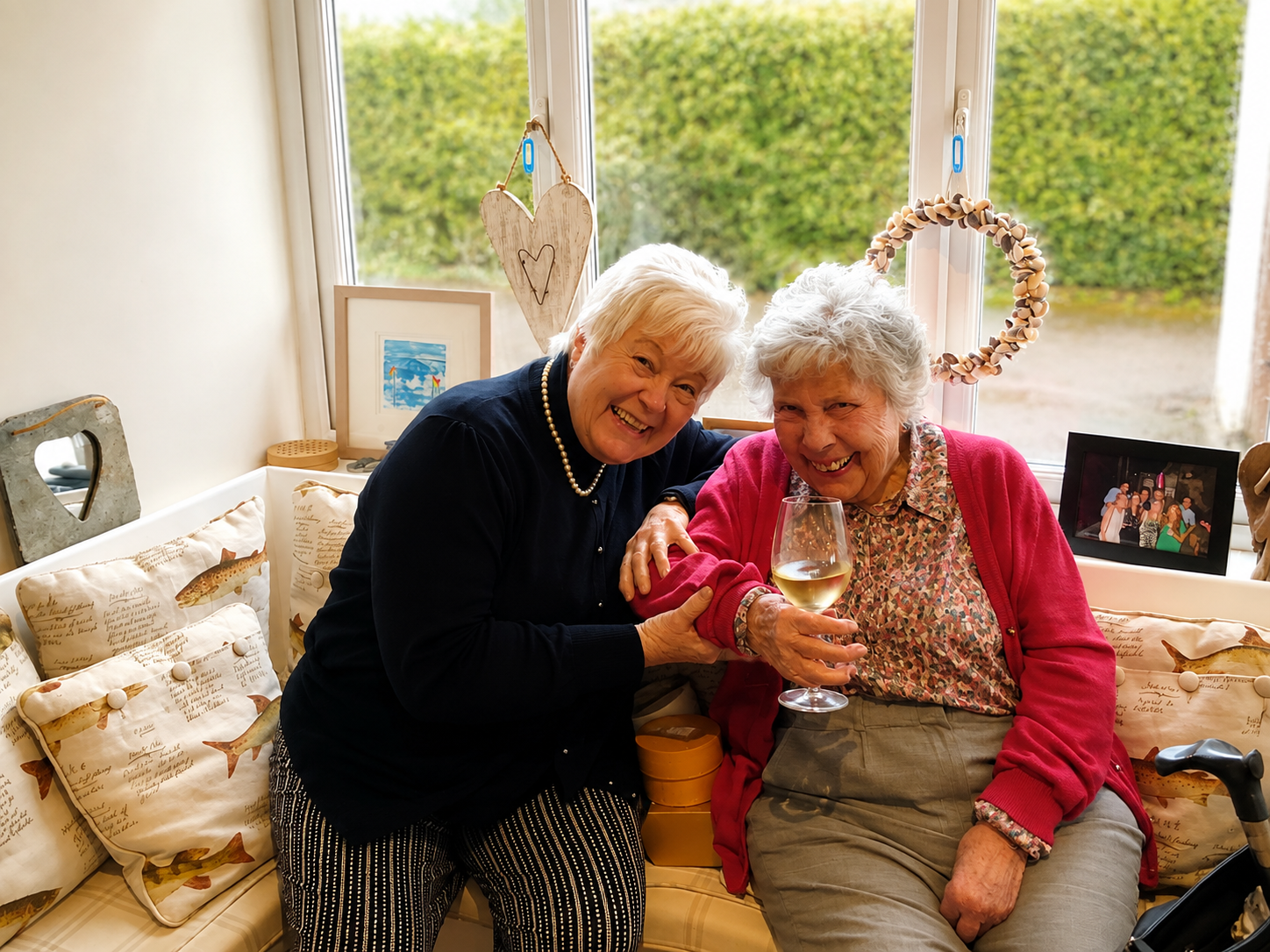 Care Sisters carer spending time with someone in their own home