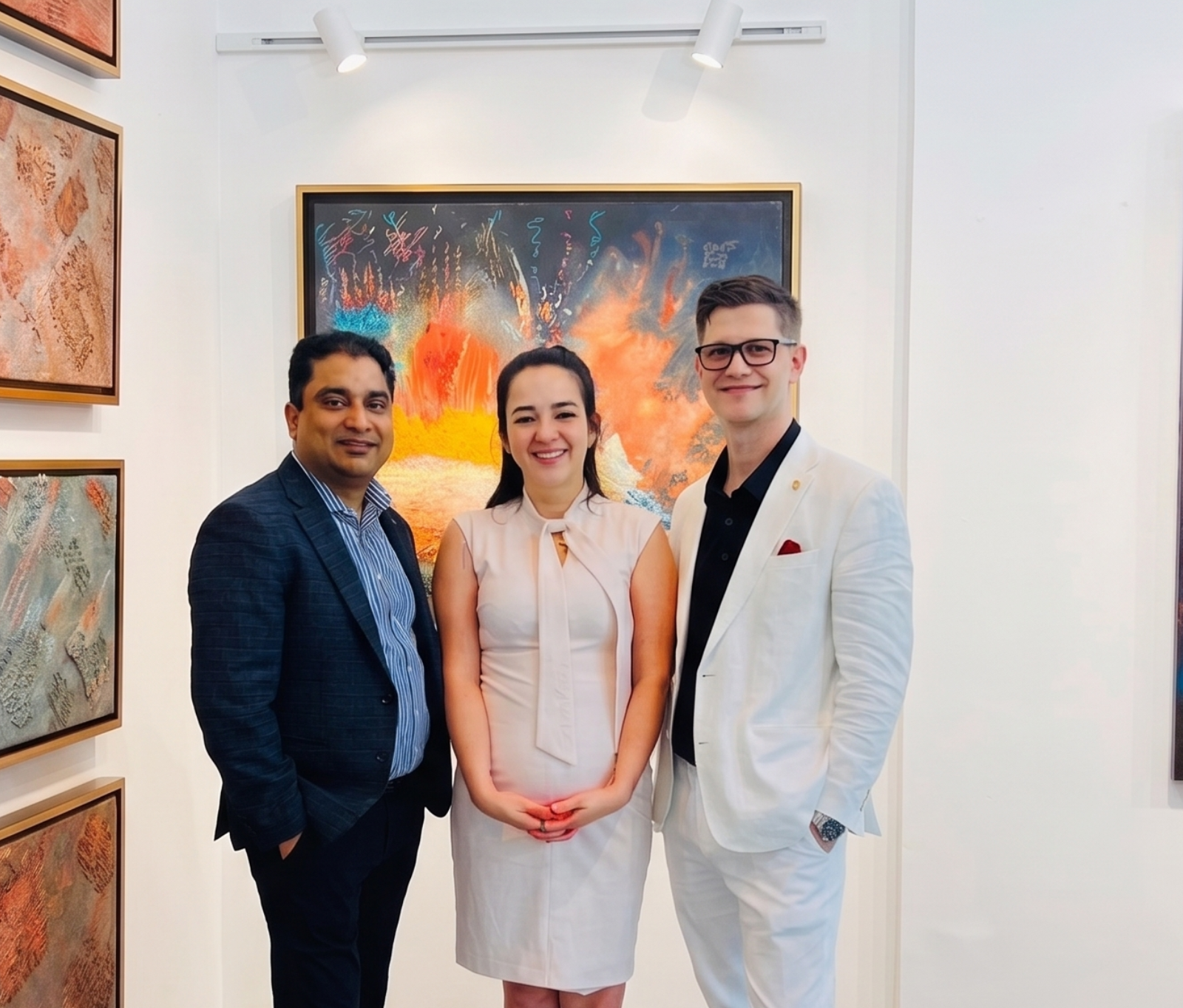 Jessica, Ricky & Vikash Jha