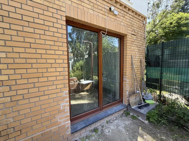 Ziegelfassade der Remise in Berlin-Tempelhof