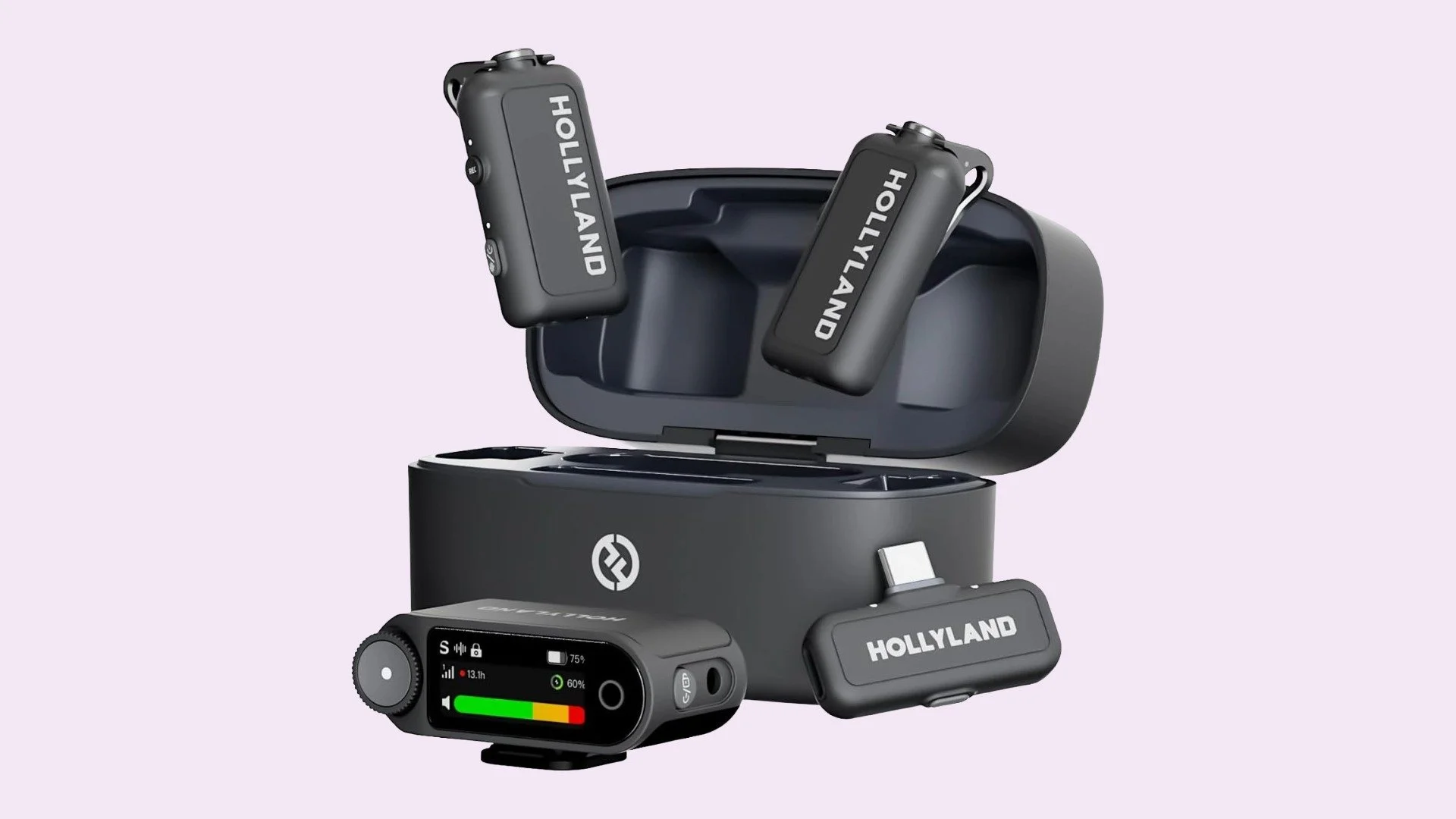 Hollyland LARK MAX 2 AI noise cancellation microfono wireless