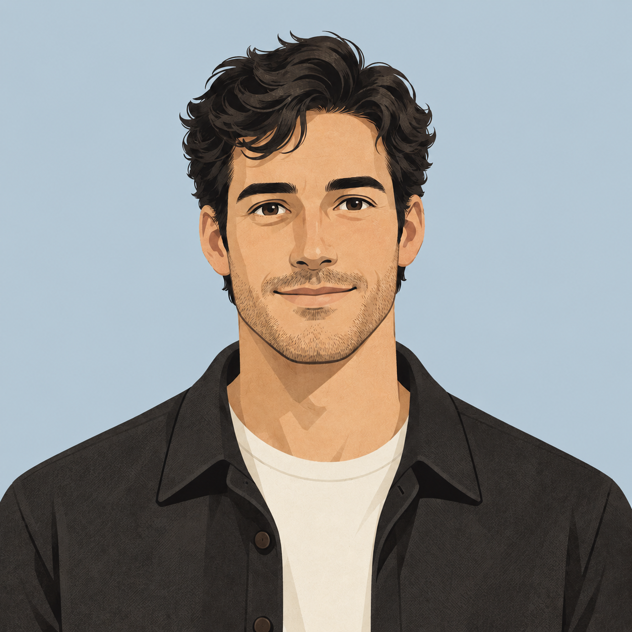 Jason, ritratto editoriale illustrato