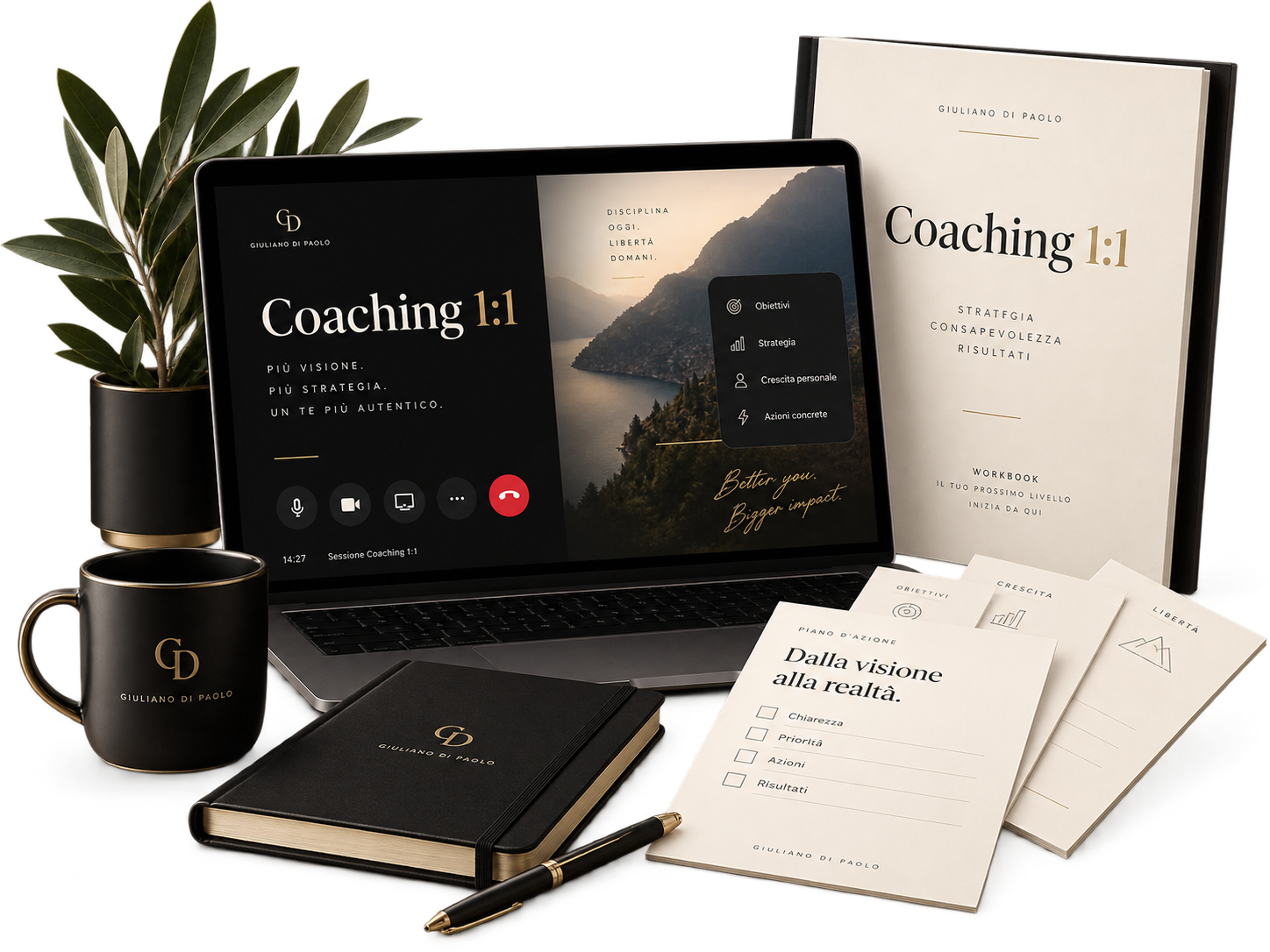 Mockup del coaching 1:1 di Giuliano Di Paolo