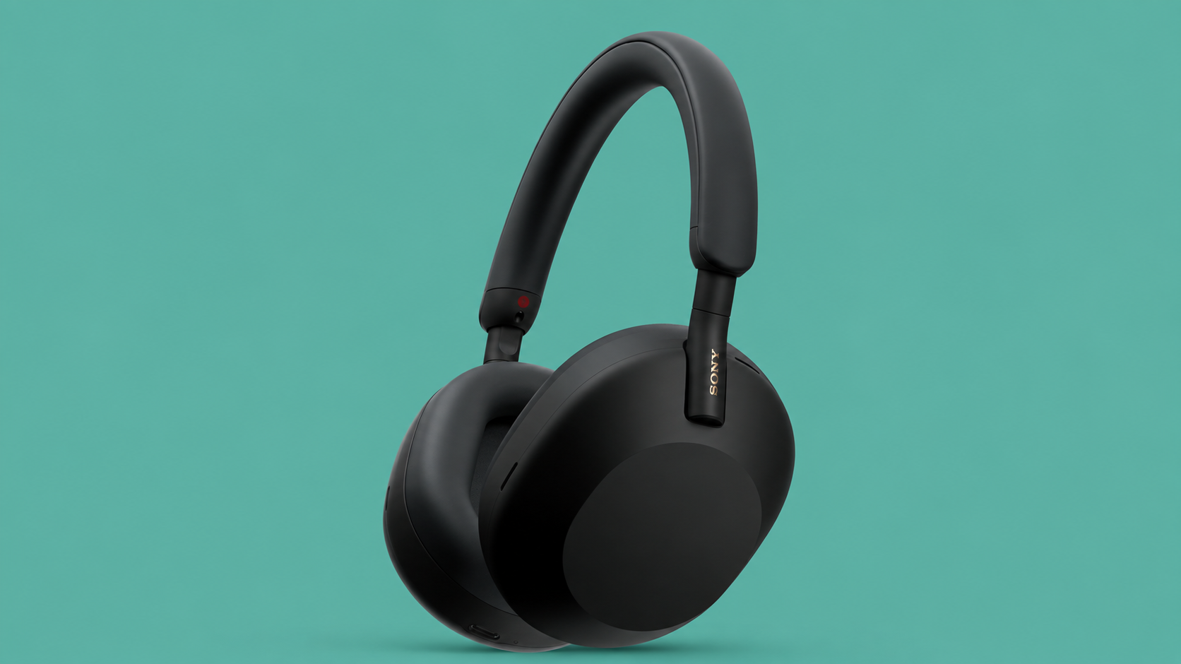 Sony WH-1000XM5 su sfondo colorato