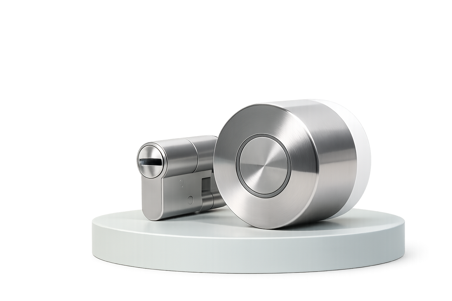Nuki Smart Lock Ultra con corpo compatto in acciaio inox