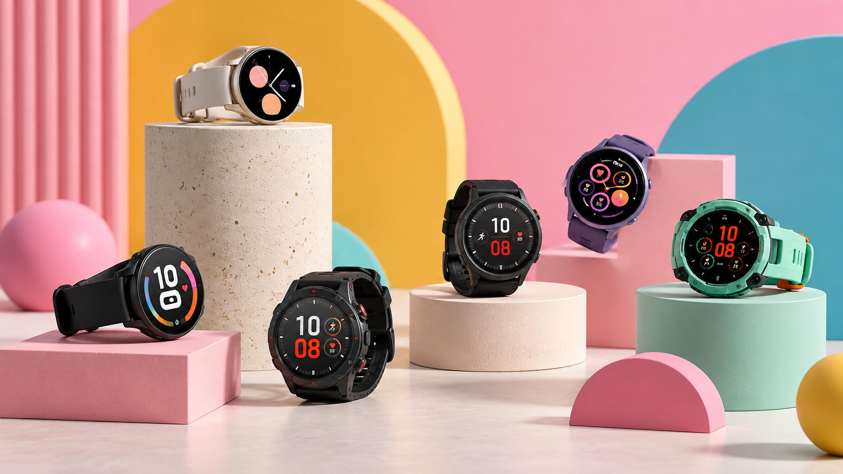 Selezione di smartwatch Garmin per fitness, corsa e attività all’aperto
