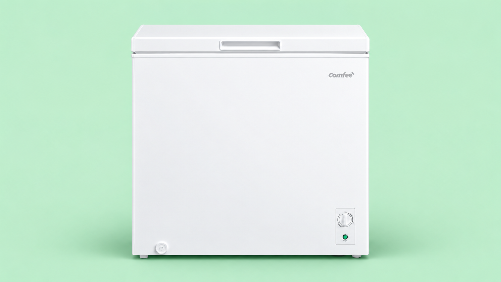 COMFEE RCC146WH2EU(E) nella composizione editoriale della guida ai congelatori a pozzetto