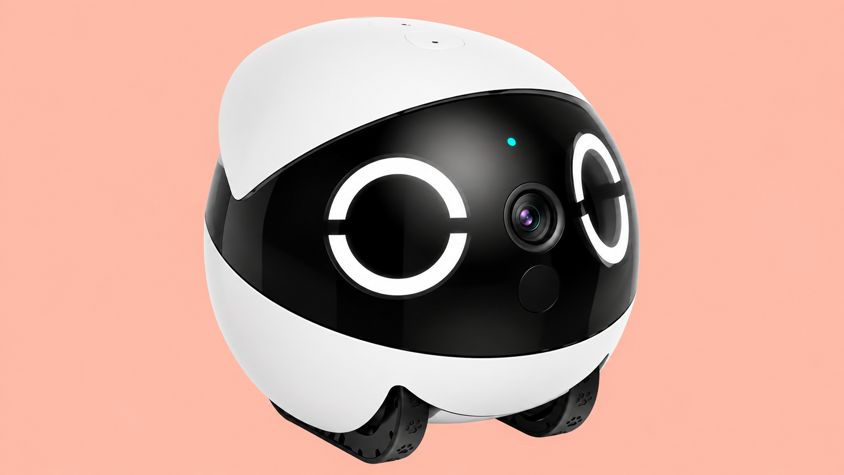 Enabot ROLA Mini in una composizione editoriale