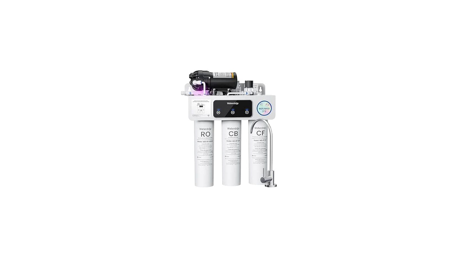 Waterdrop T3-C con tre cartucce e rubinetto meccanico