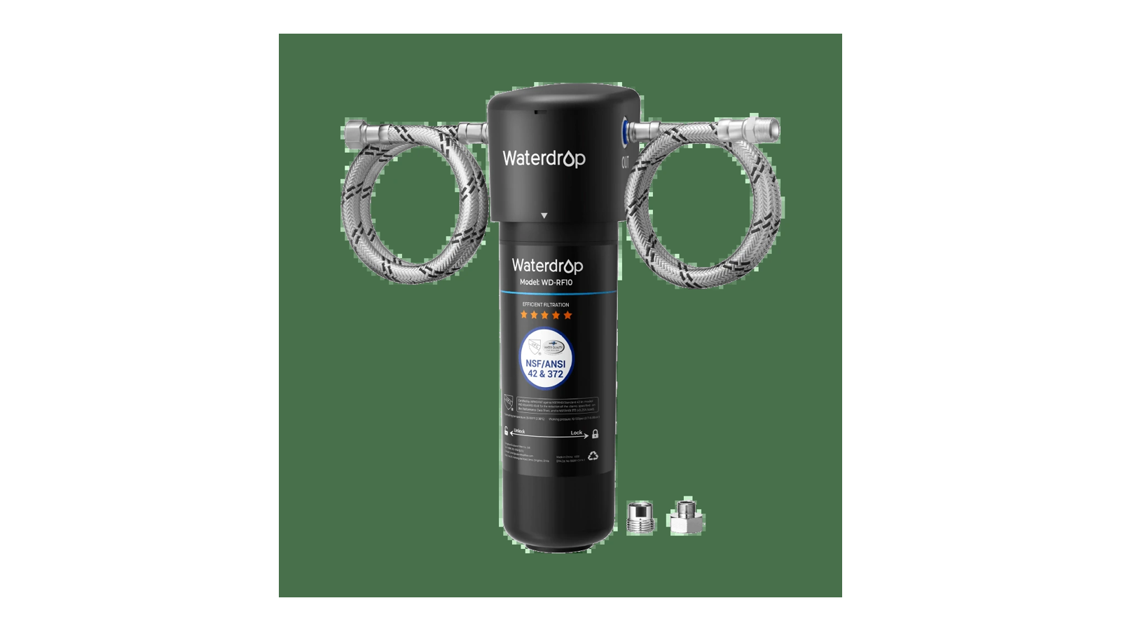 Waterdrop WD-10UA con cartuccia RF10, tubi e raccordi
