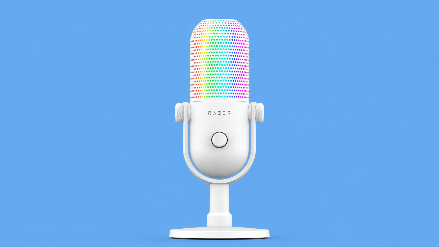 Razer Seiren V3 Chroma bianco, microfono USB con illuminazione RGB