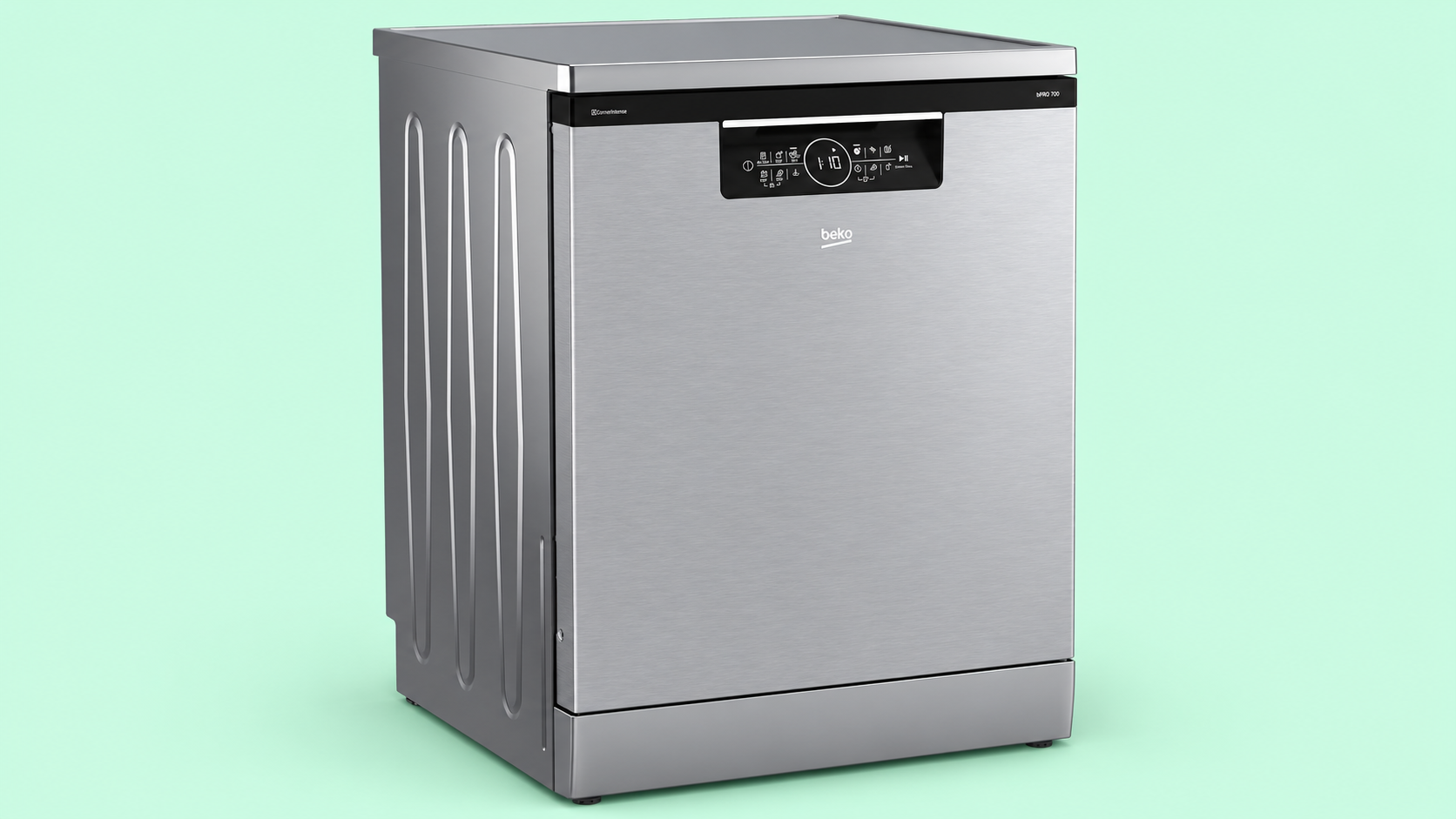 Beko Beyond BDFN36560XC in una composizione editoriale