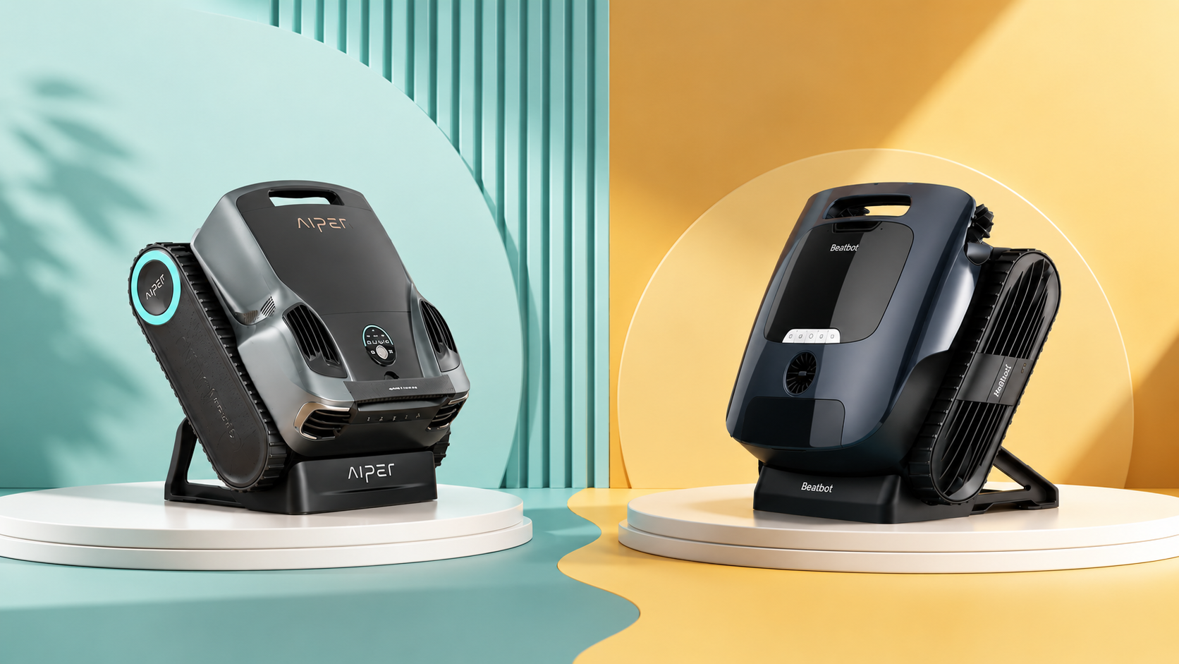 Aiper Scuba X1 Pro Max e Beatbot AquaSense 2 Ultra nella pulizia completa della piscina