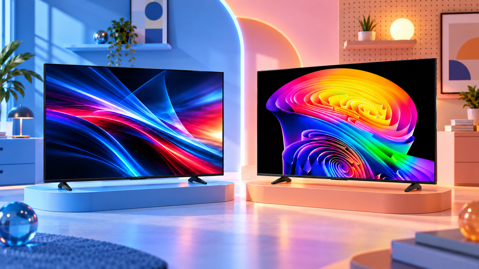Sony BRAVIA 6 e LG C6, illustrazione delle serie OLED non in scala