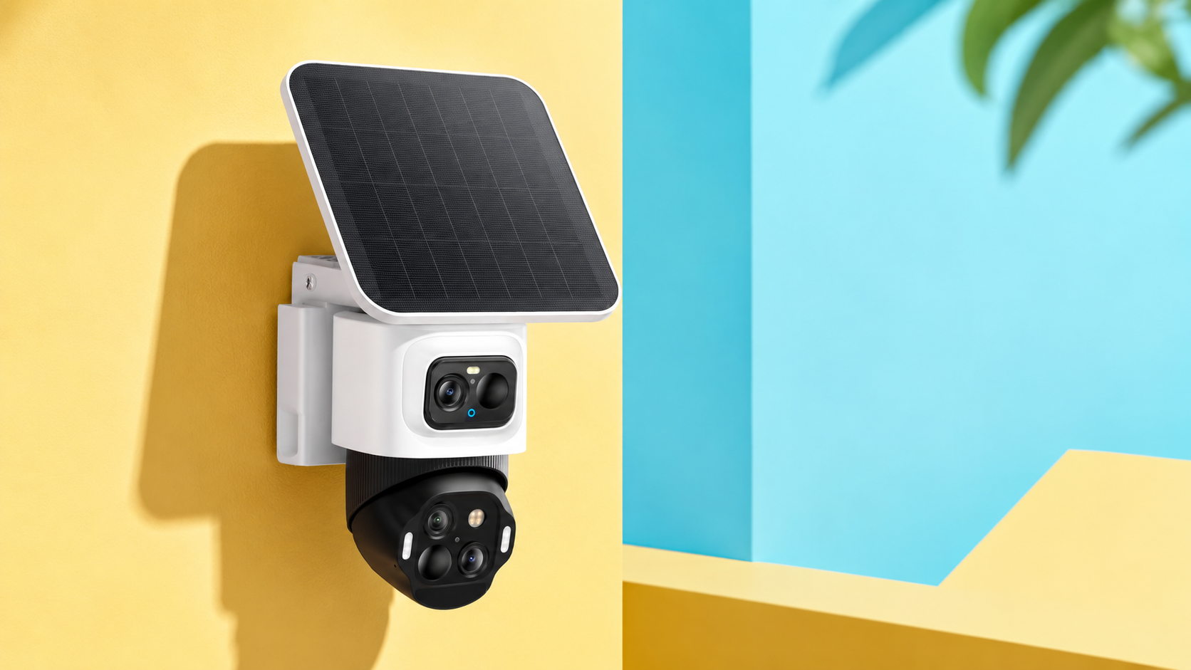 eufyCam S4 con sistema a tre lenti