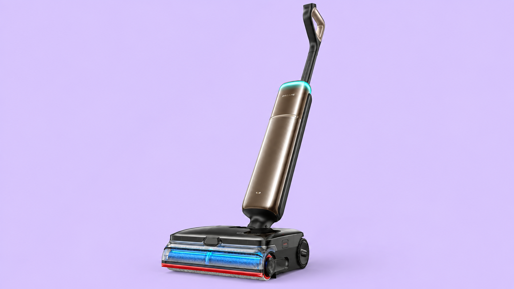 Dreame T16 Pro Steam su sfondo colorato