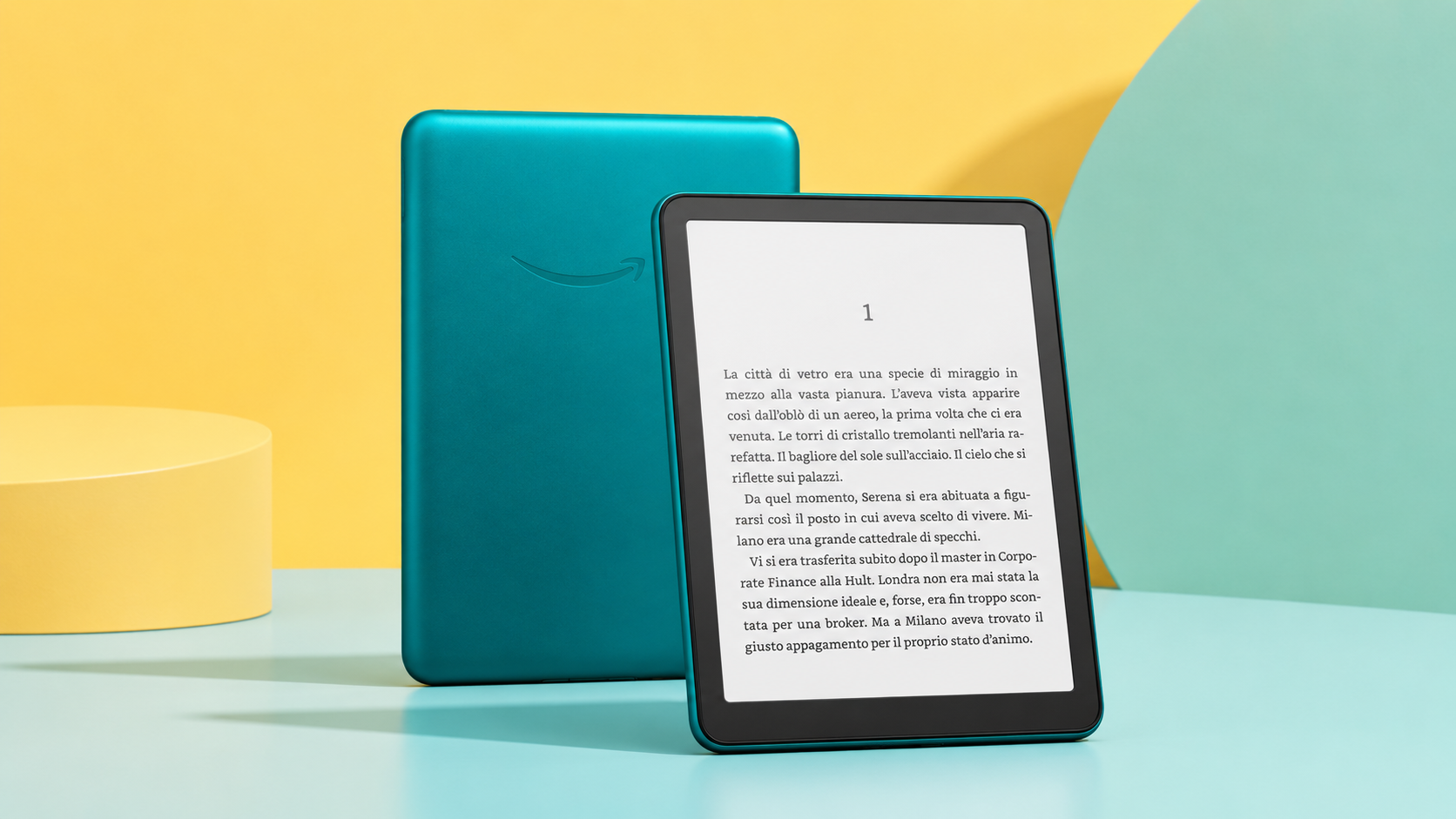 Amazon Kindle Paperwhite in un contesto di lettura