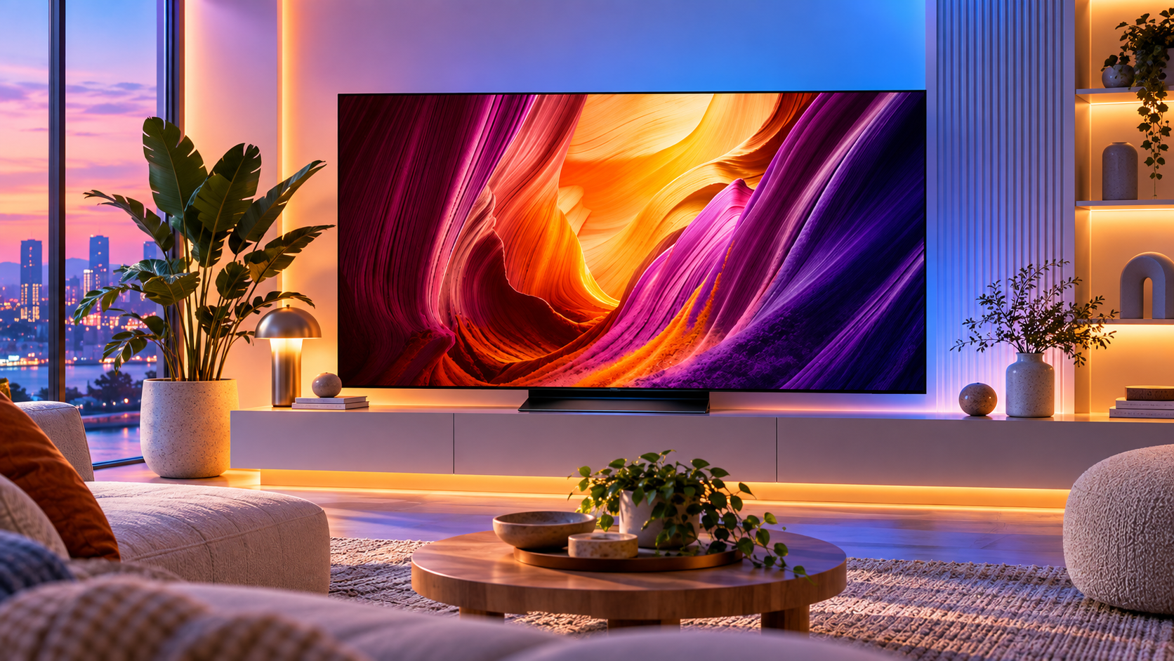 Samsung S95H in ambiente domestico, immagine illustrativa: design e installazione