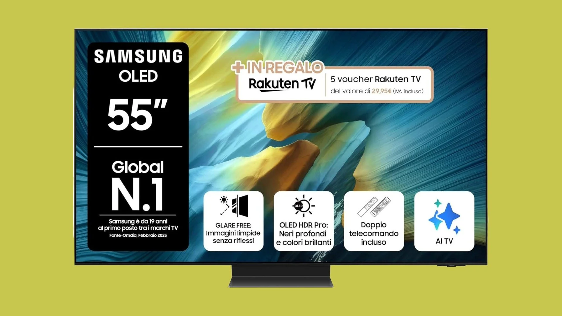 Samsung OLED S95F da 55 pollici