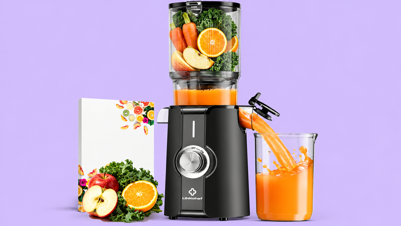 LINKChef Slow Juicer 115 mm — vista del prodotto
