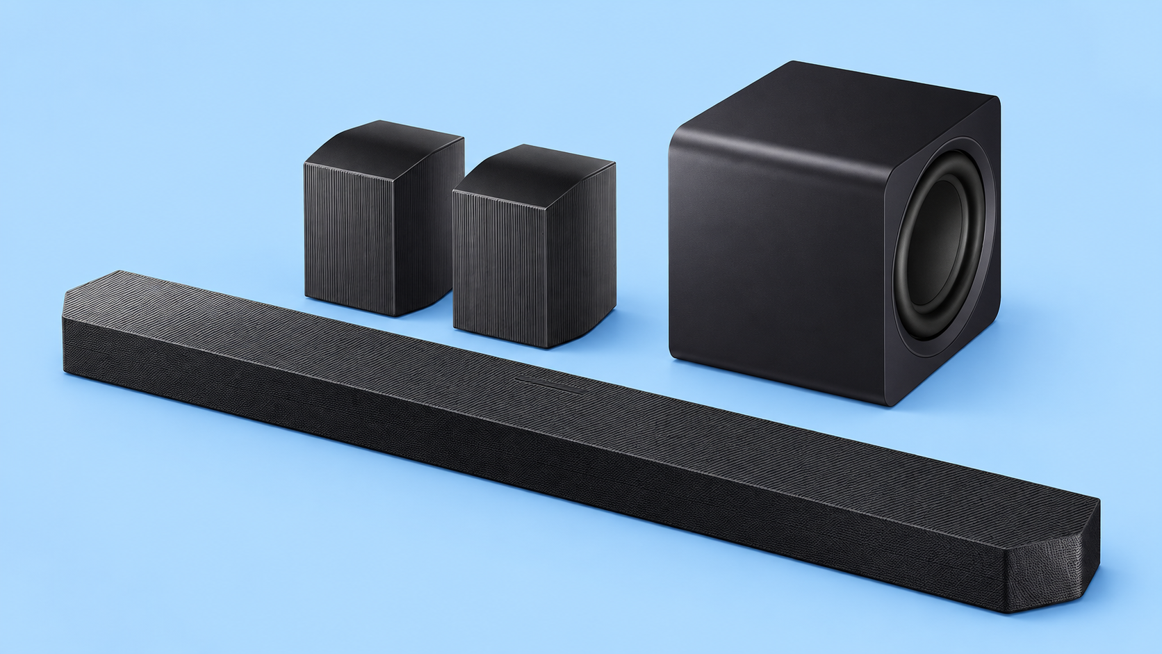 Samsung HW-Q990H con subwoofer e due diffusori posteriori