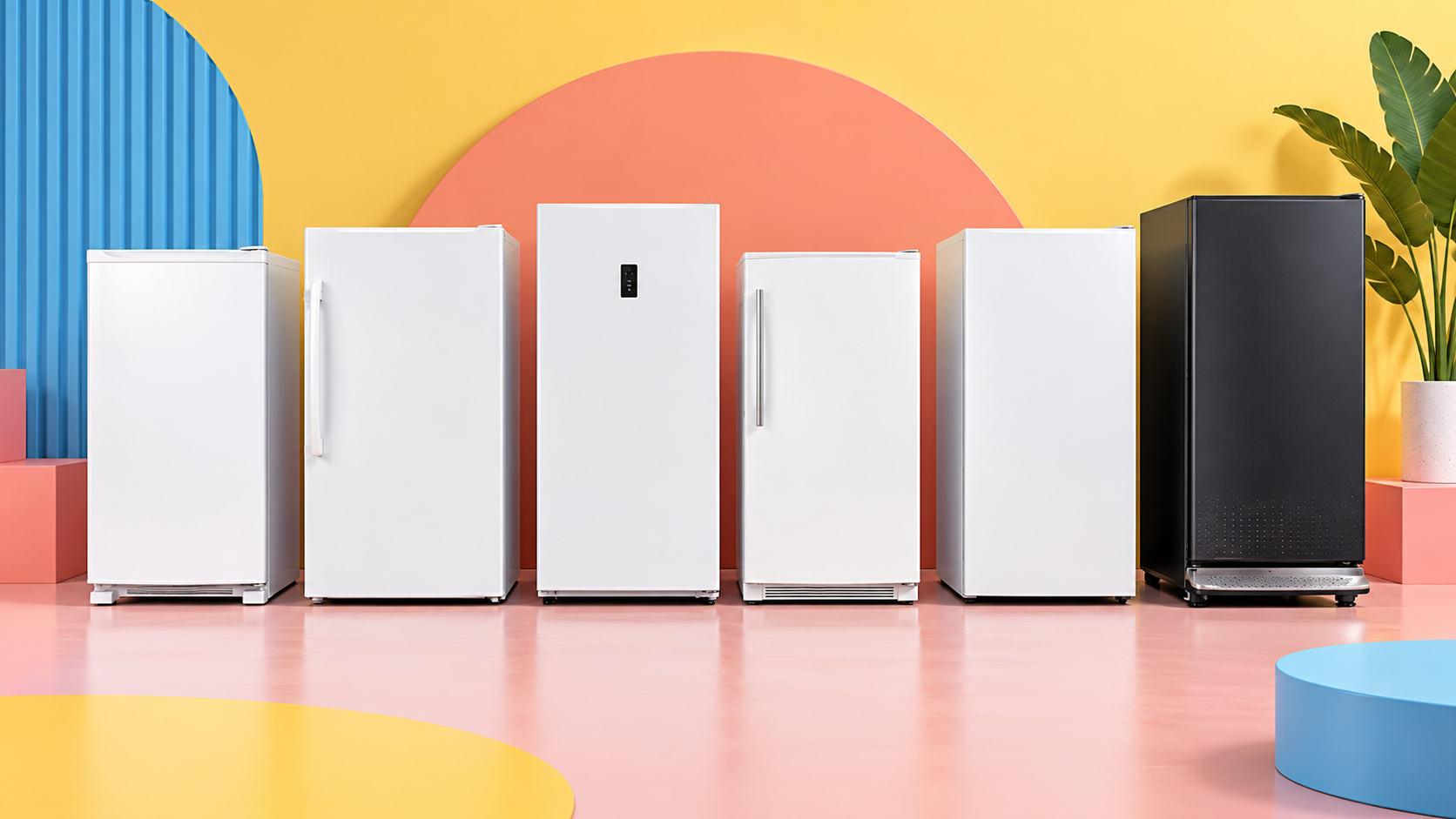Congelatori verticali per organizzare scorte e alimenti congelati