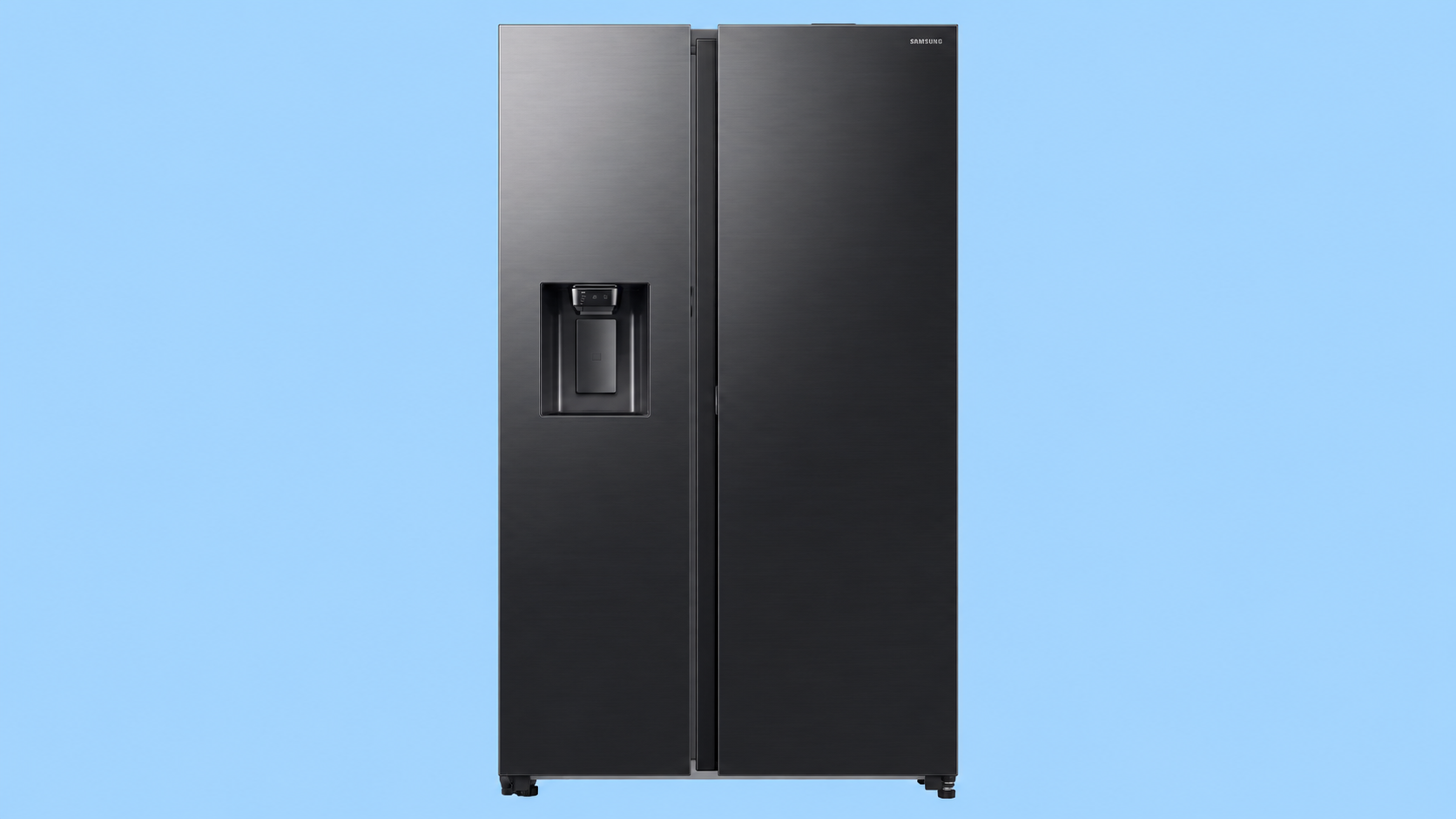 Samsung RS80F con porte nere e dispenser frontale