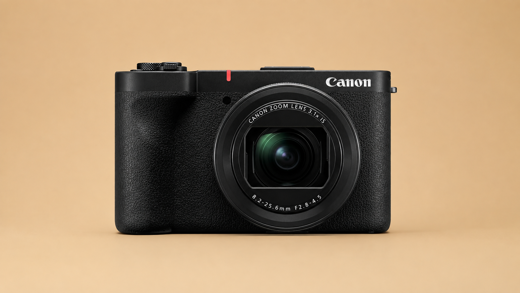 Canon PowerShot V1 su sfondo editoriale