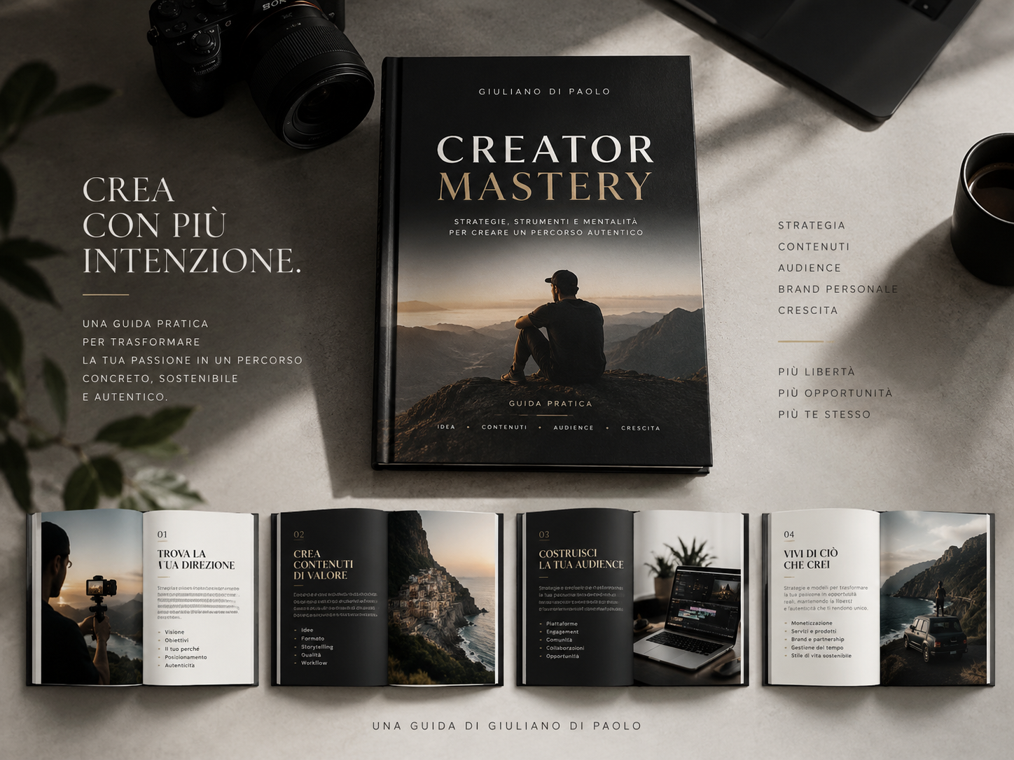 Anteprima visuale dei contenuti di Creator Mastery