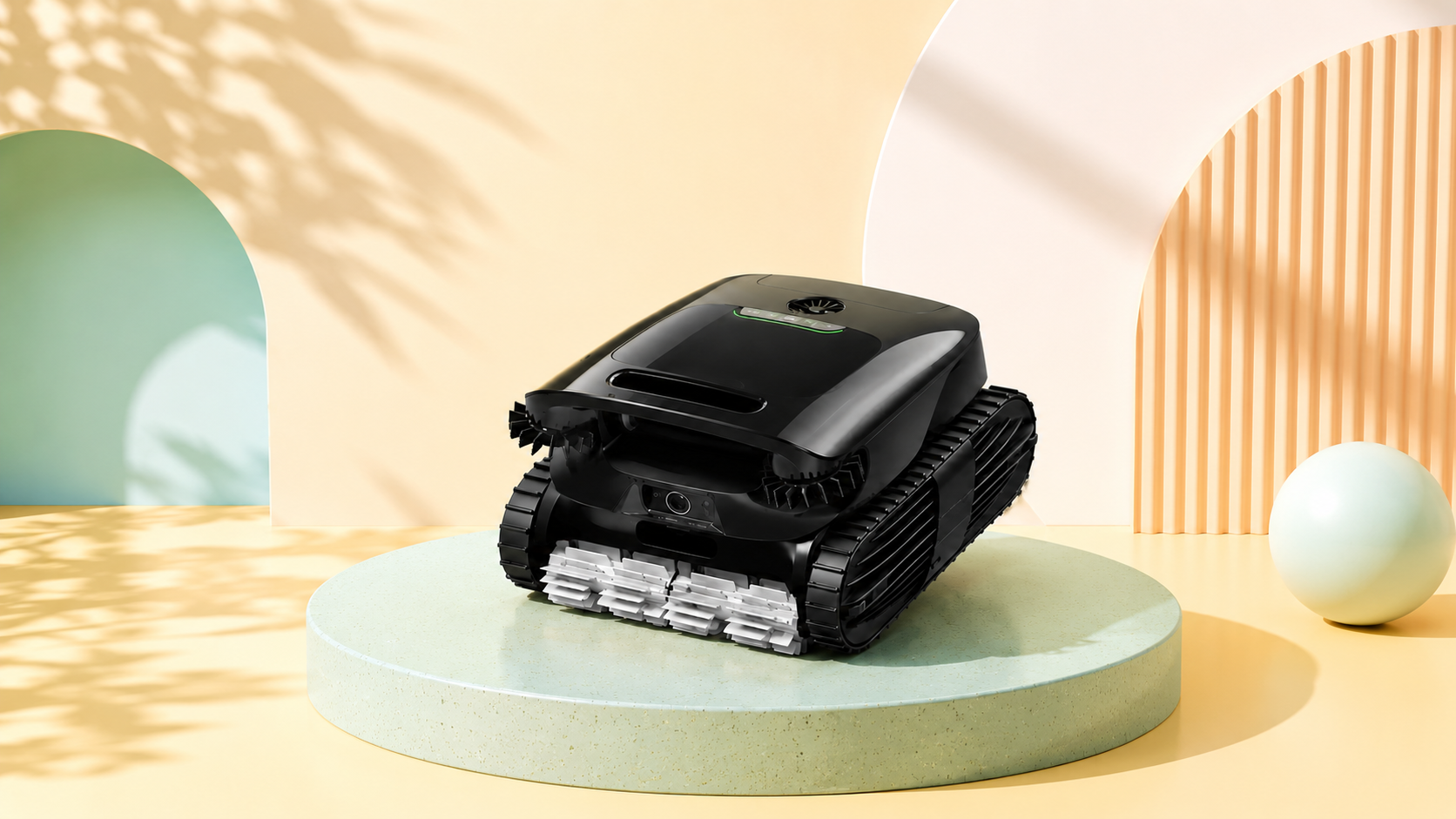 Beatbot AquaSense 2 Ultra parcheggiato al bordo per il recupero
