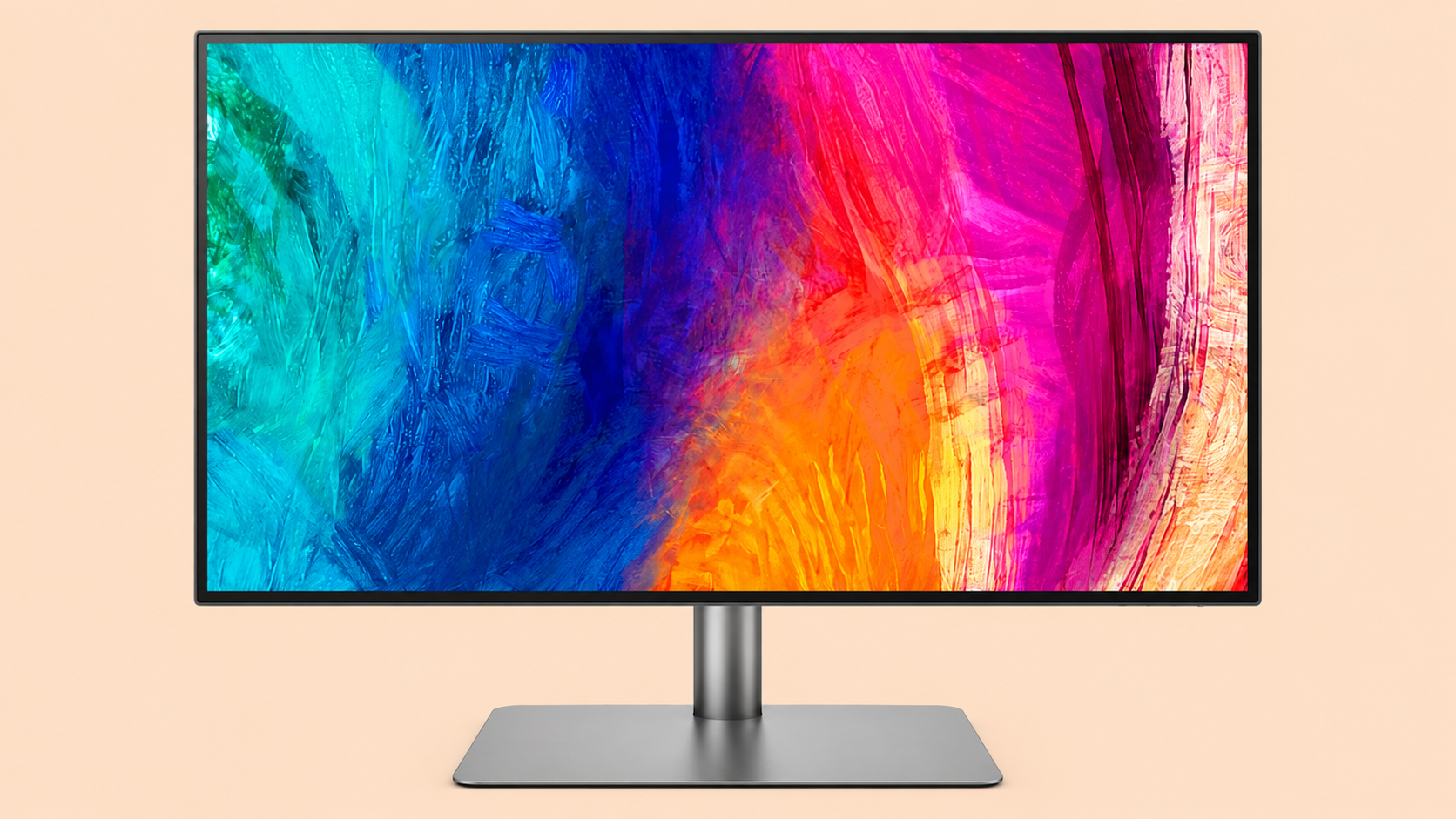 BenQ DesignVue PD3225U su sfondo pesca
