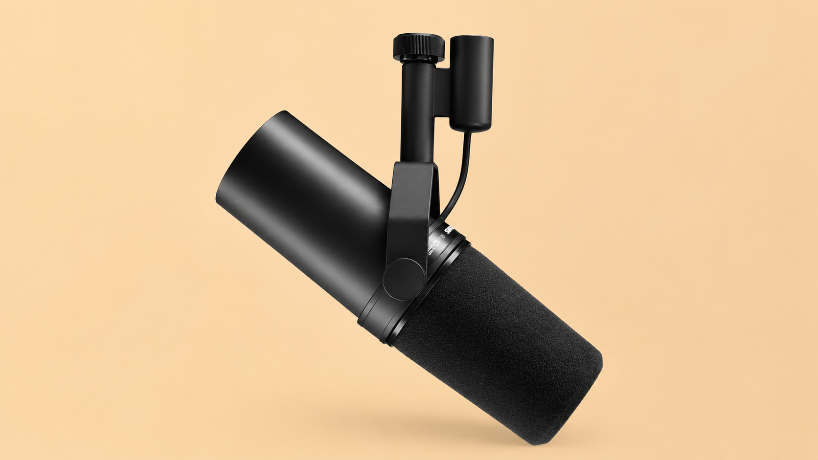 Shure SM7B, microfono dinamico XLR professionale nero